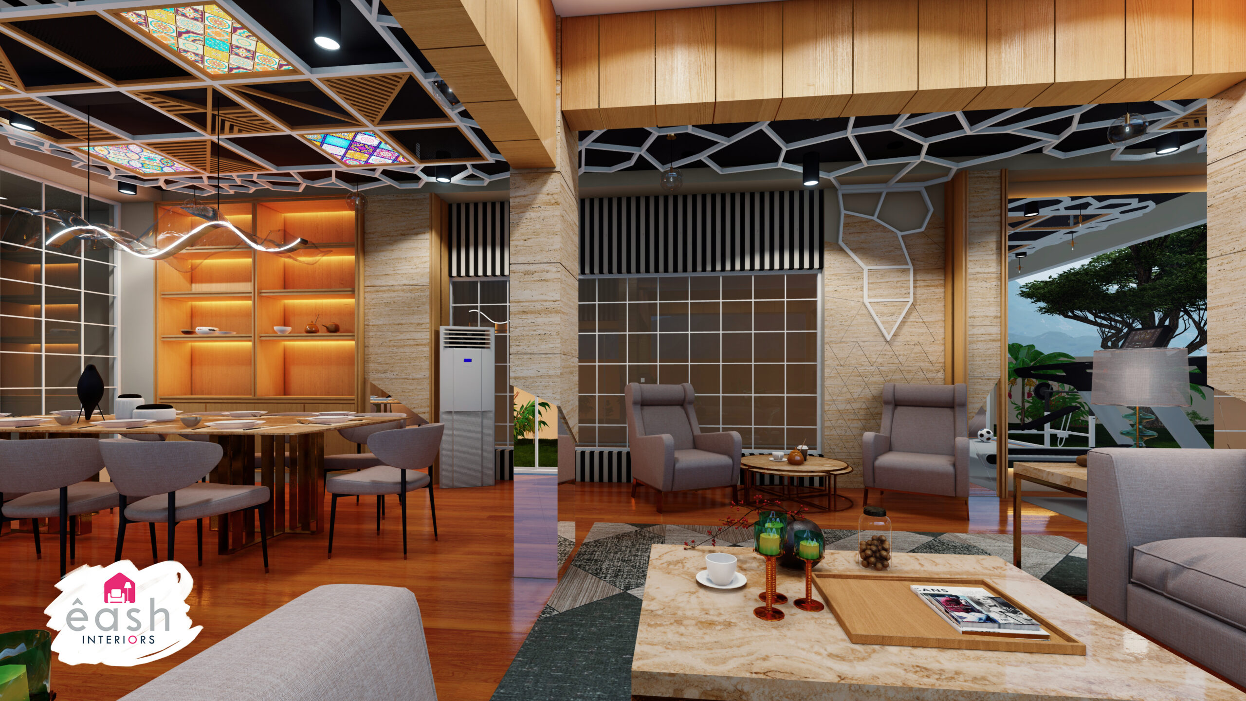 Backyard-Facing Dining & Living Area 3