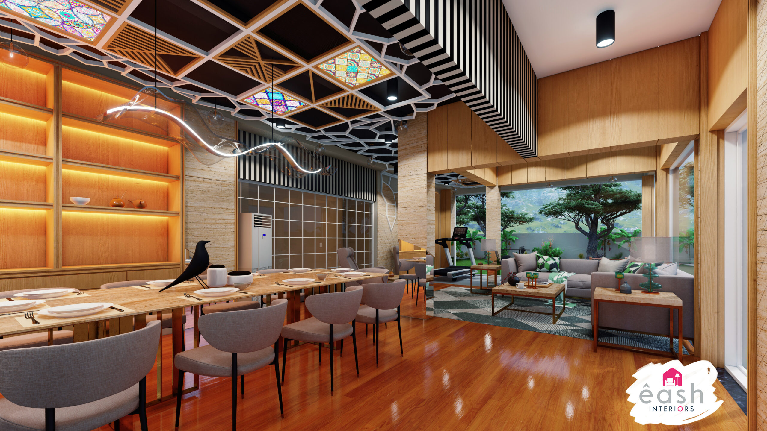 Backyard-Facing Dining & Living Area 4