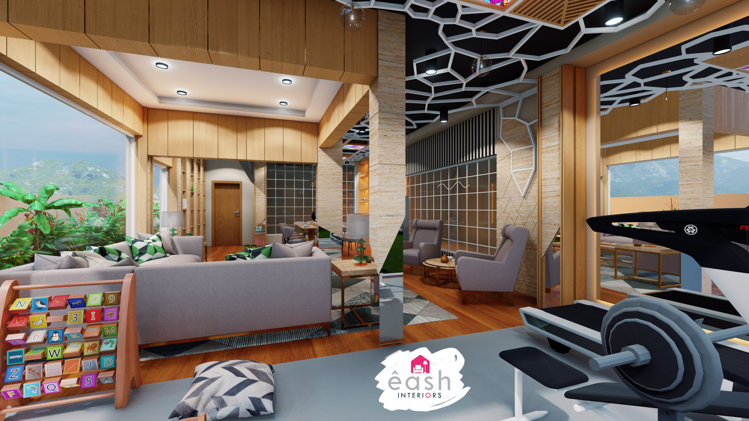 Backyard-Facing Dining & Living Area 6